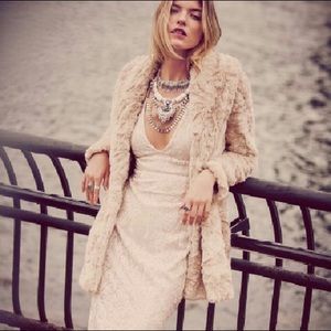 Free People Faux Fur Jacket!
